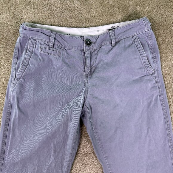 Eddie Bauer Womens Mercer Fit Gray Pants Slim Straight Sz 6 Mid Rise 32x30 E668 - Picture 2 of 14